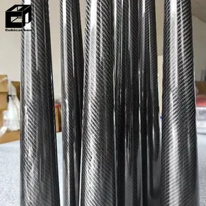 OEM High Strength Lightweight Tapered Carbon Fiber Tube 3k Carbon Tube 2m Carbon Fiber Tapered Tube High-quality