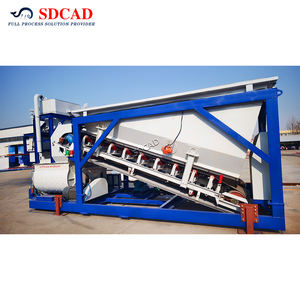 מפעל בטון נייד קטן חדש בנפח 15 מטר מעוקב לשעה, נשלט על ידי בקר PLC, מונע על ידי תיבת הילוכים, מפעל ערבוב רטוב מוכן מראש בנפח 500 ליטר - Product Image 2