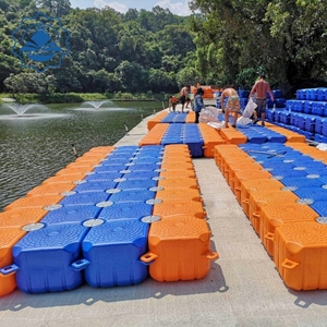 मॉड्यूलर जेट फ्लोटिंग डॉक प्लेटफॉर्म hdpe फ्लोटिंग पोनटून क्यूब - Product Image 4