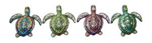 Tortue de mer dorée, style océanique, pour présentation ou comme aimant - Product Image 2