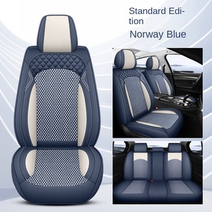 YLC 2025 Nuovi Arrivi Estivi, Set Completo di Coprisedili per 5 Posti, Anteriori e Posteriori, in Seta Ghiacciata Traspirante e Rinfrescante - Product Image 3