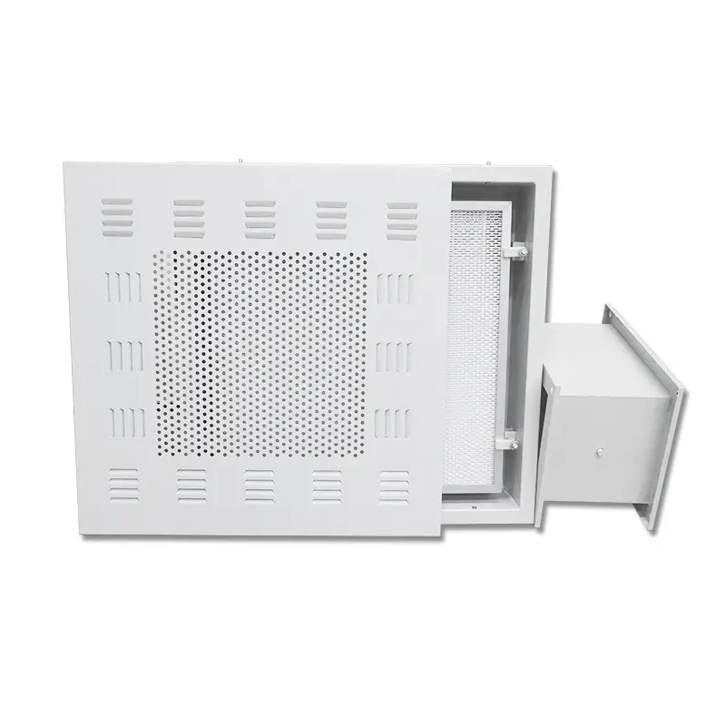 Egzoz fanı havalandırma sistemi HEPA filtresi için temiz oda çelik HEPA Terminal kutusu