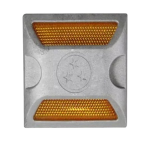 Marcadores de Pavimento de Aluminio Tipo Ojo de Gato Nokin, Tachuelas Cuadradas de Aluminio para Carreteras - Product Image 1