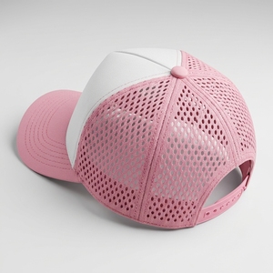 หมวกเบสบอล 5 แผง ระบายอากาศได้ดี เจาะรูด้วยเลเซอร์ สองสี ปรับขนาดได้ด้วย Snapback เหมาะสำหรับกีฬากอล์ฟและกิจกรรมกลางแจ้ง - Product Image 3