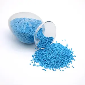 Blue PP, ABS, PE, Pet, PC Plastic Pigment Granule Color Masterbatch for Plastic Products