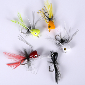 Kit de Señuelos de Pesca con Mosca Artificial de Alta Calidad Newbility, Moscas Popper para Pesca de Lubina - Product Image 6