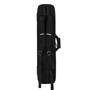 Custom Waterproof Double Shoulder Straps Billiard Cue Bag Pool Cue Carrying Case Soft For 4 Butts 4 Shafts