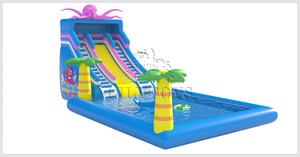 CE ha approvato Cortile Divertimento in Acqua polpo oceano parco a tema Per Bambini Gonfiabile splash pad scorrevole di acqua con spruzzatore da Lilytoys - Product Image 2
