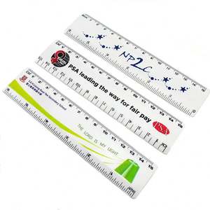 Règle droite portable en acrylique blanc de 30 cm (12 pouces) avec logo personnalisé, idéale pour le bureau, l'école et les cadeaux promotionnels – Nouvelle collection très prisée - Product Image 2