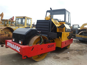 Compactador de rodillo de carretera Dynapac CC211 usado en gran promoción a la venta, RODILLO VIBRATORIO TANDEM DYNAPAC CC211 USADO - Product Image 3