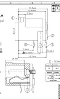 Usine personnalisée DC0005G 3PIN 6.4mm connecteur d'alimentation cc prise d'alimentation cc