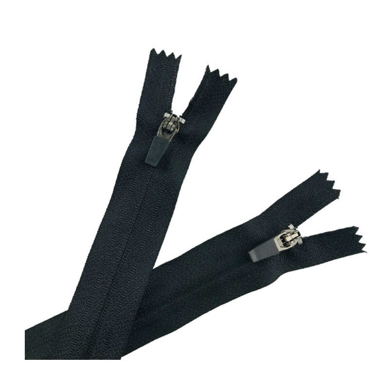 Пользовательский длинный Съемник обратной слепой пластиковый нейлон скрытая молния для куртки толстовки брюк