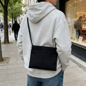<b>Canvas</b> Crossbody <b>Plain</b> Small Phone Custom Print Logo Portable Work Sling Bag - Product Image 4