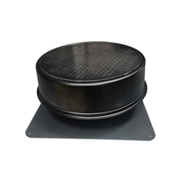Ventilateur d'extraction solaire populaire de 12 pouces pour toiture avec moteur DC sans balais et pales en alliage d'aluminium - Personnalisable OEM/ODM pour usage domestique