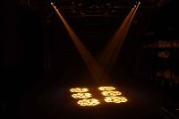 Projecteur laser mobile LED Mini Spot Kimu 60W de haute qualité avec contrôle DMX512, indice de protection IP33, RGB pour parcs à thème et karaoké de mariage