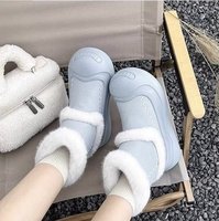 Nouvelles bottes de neige mi-mollet pour femmes Hiver 2026, tige en polyuréthane, doublure en peluche, isolation extra-épaisse, antidérapantes et imperméables