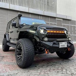 Parrilla Delantera DOS para Auto, Rejilla ABS 4x4, Accesorios para Jeep Wrangler JL Gladiator JT, Sahara <span class=keywords><strong>Rubicon</strong></span> <span class=keywords><strong>2018</strong></span>+ - Product Image 6