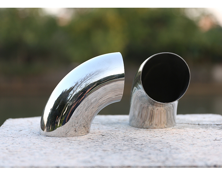 Duplex Stainless Steel Pipe Fittings 90 Degree Elbow Long Radius Bend UNS S32750