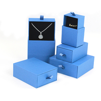 Fabrik Großhandel Custom Logo Schmuck Verpackung Schieben Offene Papp schublade Geschenk box Für Halskette