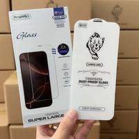 Protection d'écran en verre trempé 3D sans bordure, grand arc, anti-poussière, anti-ESD pour iPhone 18 Pro Max 16PM 17 Air 15 14 13