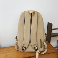 Sac à dos d'ordinateur noir étanche de grande capacité High Sense pour hommes et femmes couleur unie-pour les voyages au lycée et au collège