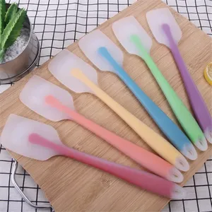 Translucent Non-Stick Silicone Cake <b>Scraper</b> Spatula <b>for</b> Cream & Pastry <b>Kitchen</b> Cooking Mold Brush Tool Baking Accessories - Product Image 2