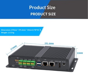 Ordinateur industriel Yue MIS-RK01ZY RK3568 Android 14/Linux/Ubuntu/Debian, boîtier mini sans ventilateur à faible consommation d'énergie - Product Image 6