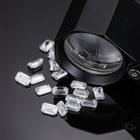 Mücevher Yapımı için Messi Gems 2x3~3x4mm DEF VS Zümrüt Kesim Küçük Boy Laboratuvarda Yetiştirilmiş Elmas