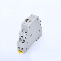 Relais à impulsion bistable AC/DC 16A 250V scellé miniature pour montage sur rail DIN, système de contrôle d'éclairage intelligent pour la maison, énergie
