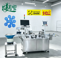 Unité de production industrielle d'inspection et de marquage laser UV pour bouchons de bouteilles en plastique et en métal avec alimentation automatique et vérification QR