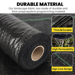 Di alta qualità PP tessuto tessuto paesaggio Anti-erba erbaccia controllo plastica copertura del suolo tappetino per serra PE materiale - Product Image 3