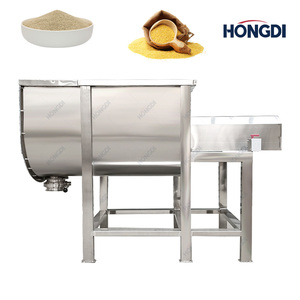 Horizontal Stainless Steel <b>Mixer</b> <b>Machine</b> with AC Motor and Gearbox for Food & Chemical Mixing 200L Capacity - Product Image 2