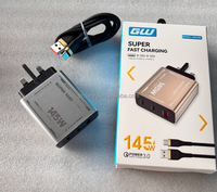 Chargeur rapide 35W QC3.0 avec ports USB-A + 2 USB-C pour smartphones et tablettes