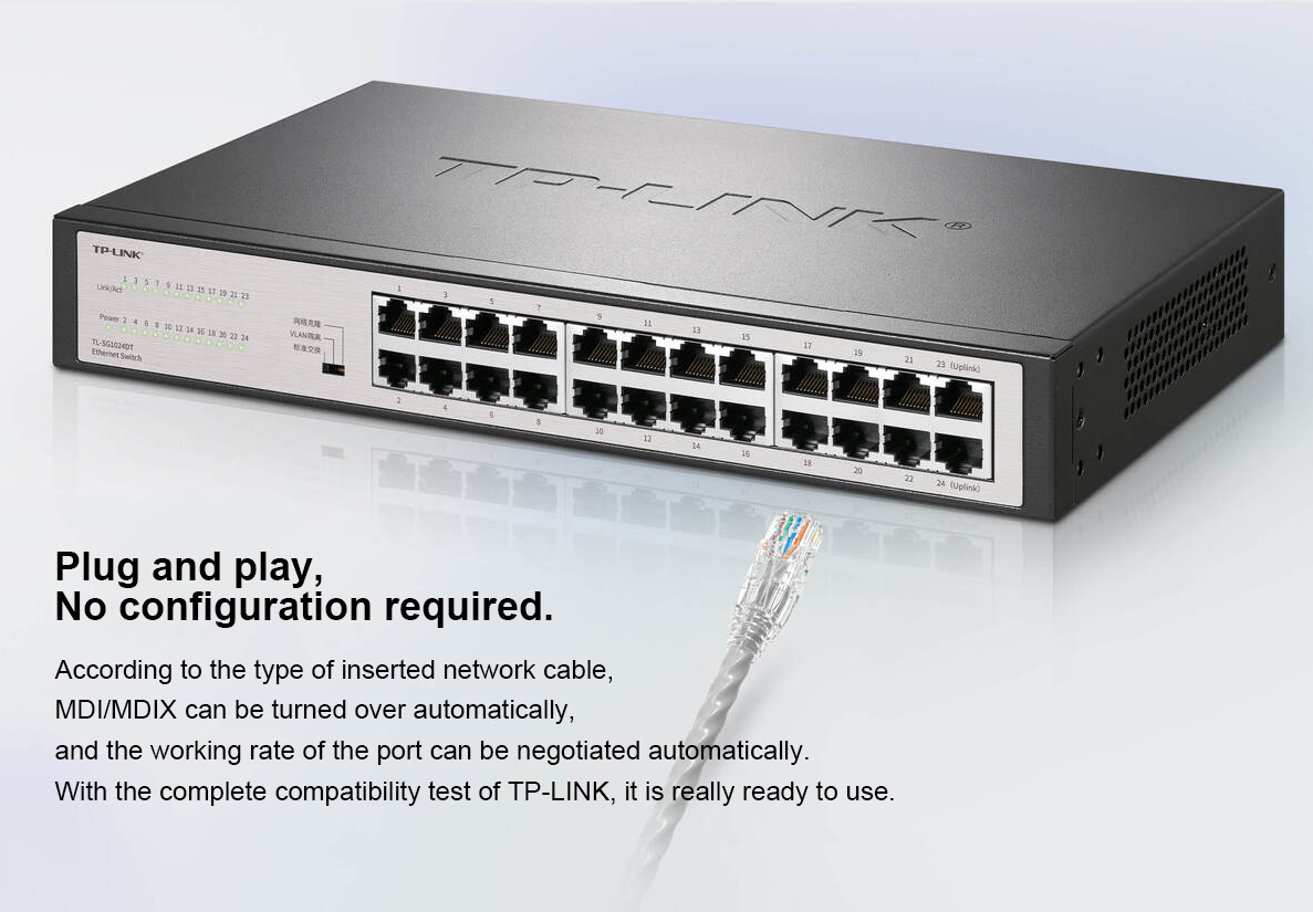 TP-LINK TL-SG1024DT All Gigabit Ethernet Switch 24GE · image 6
