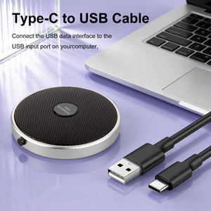 Micrófono USB Profesional Q2, <span class=keywords><strong>Mini</strong></span> Micrófono de Condensador de Estudio, Omnidireccional, Portátil, para Grabación de Reuniones y Escritorio - Product Image 6