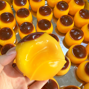 Jouet Squishy Créatif en TPE et Bois, Anti-Stress, en Forme de Pudding Simulé, pour Jeunes et Étudiants, Amusant, à Rebond Lent, Idéal comme Cadeau - Product Image 6