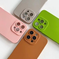Coque Duo Camera 21 Couleurs Ins pour iPhone 15 17 Pro Max, Étui en TPU Souple Antichoc avec Coussin d'Air, Accessoires pour Téléphone Mobile