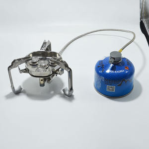 Estufa de Camping Plegable de Acero Inoxidable de 8800W con Cuatro Quemadores y Encendido, Portátil para Cocinar al Aire Libre - Product Image 3