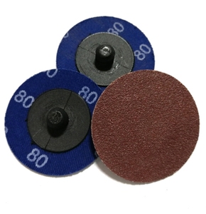 50Pc <span class=keywords><strong>SATC</strong></span> 2 pulgadas Cambio rápido 80 Grit Disco de lijado Unión de resina de óxido de aluminio OEM/ODM compatible - Product Image 1