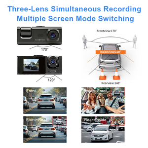 Cámara <span class=keywords><strong>para</strong></span> Auto Whatnot con Fecha y Hora, Dashcam Recargable por USB, Fuerte Succión, Dashcam Inalámbrica con Carplay - Product Image 3