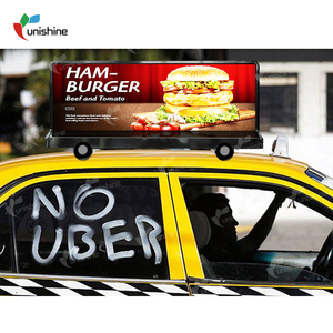 Điều khiển từ xa p2.5 P3 Double Sided 960x320 mét không thấm nước hiển thị taxi Top Màn hình LED - Product Image 5