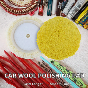 <span class=keywords><strong>Tampone</strong></span> Lucidante 100% Lana Autoadesivo per Dettagli Auto e <span class=keywords><strong>Lucidatura</strong></span> <span class=keywords><strong>Mobili</strong></span> - Product Image 1