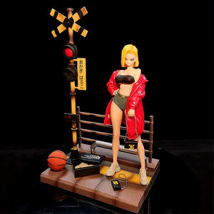 Jouets en résine PVC personnalisés de haute qualité, Action et jouet 38cm, posture debout, <span class=keywords><strong>Sexy</strong></span>, scène de fille, figurines anime <span class=keywords><strong>DBZ</strong></span> Android 18 - Product Image 6