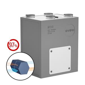 Système de ventilation à récupération de chaleur E-VIPO EPP <span class=keywords><strong>VMC</strong></span> à double flux ERV, système de ventilation à récupération d'énergie MVHR HRV, unité de ventilation d'air frais - Product Image 1