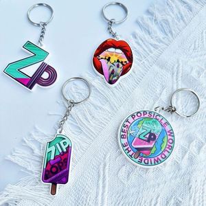 พวงกุญแจคาราไบเนอร์ PVC พร้อมจี้พลาสติกนิ่มลายการ์ตูนพิมพ์ UV แบบสามมิติ ตกแต่งด้วย Hu Ling - Product Image 3