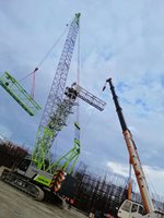 Grue sur chenilles Zoomlion 85 tonnes ZCC850V avec prix d'usine
