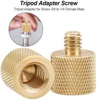 Adaptador de tornillo de cámara 1/4 "hecho a 3/8" hembra y 3/8 "macho a 1/4" hembra para monitor de cámara, trípode, soporte de micrófono