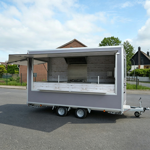Camión <span class=keywords><strong>de</strong></span> Comida Rápida y Restaurante Móvil Totalmente Equipados, Carrito para Venta Ambulante <span class=keywords><strong>de</strong></span> Helados, Café, Té <span class=keywords><strong>de</strong></span> Burbujas, Hamburguesas, Pizza y Palomitas - Product Image 2