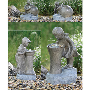 Statue de <span class=keywords><strong>Bouddha</strong></span> en pierre de fibre de <span class=keywords><strong>grande</strong></span> taille pour la décoration extérieure, <span class=keywords><strong>fontaine</strong></span> d'eau - Product Image 5