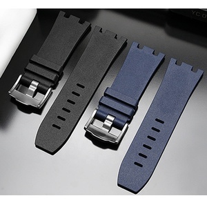 Correa de reloj de goma Fluoro natural de 28mm para hombre, pulsera de silicona, accesorios de pulsera para AP 15703 - Product Image 4